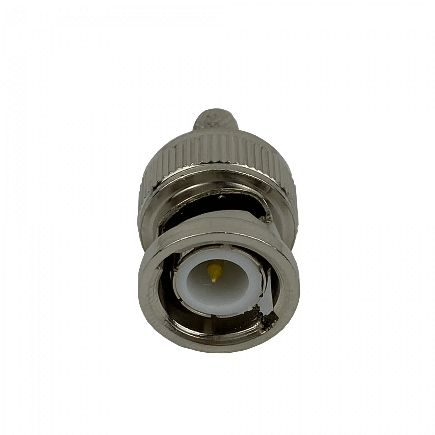 Conector BNC Macho BM2C para RG58/LMR195, crimpeable, níquel/pin dorado 4