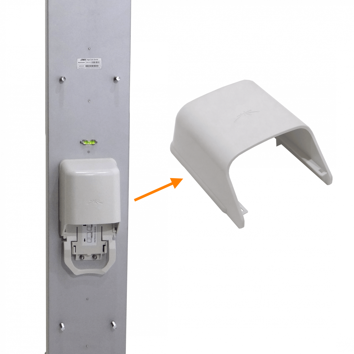 UBIQUITI 15DBI 120-GRADOS 2,4GHZ 2-RPSMA-H 2X2 ANTENA SECTORIAL 5