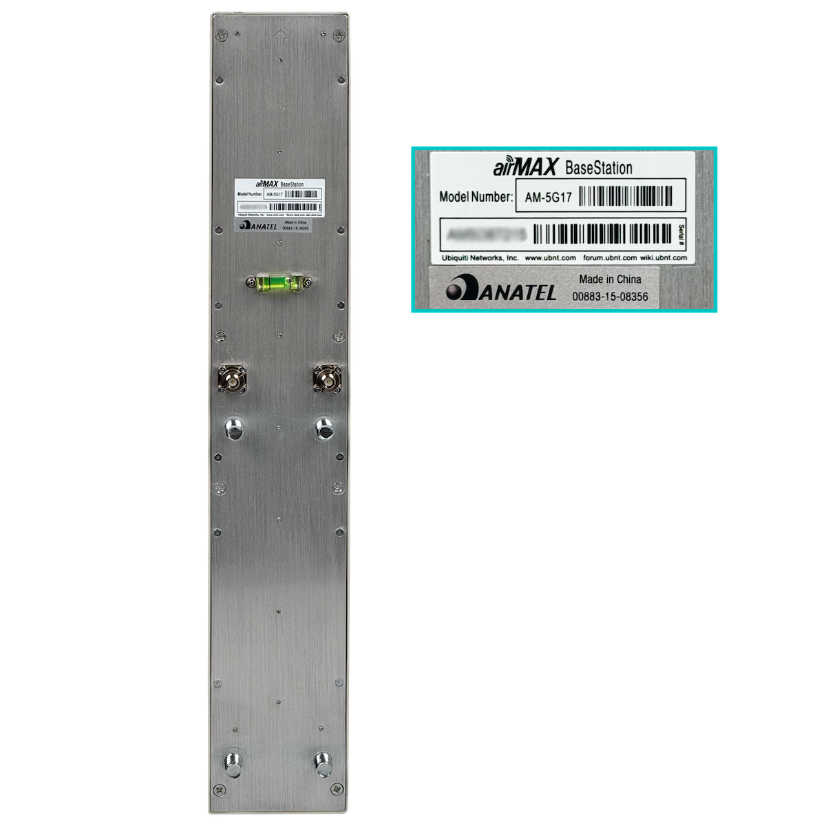 UBIQUITI 17dBi 90º 5GHz 2-RPSMA 2x2 Antena Sectorial req-Rocket 3