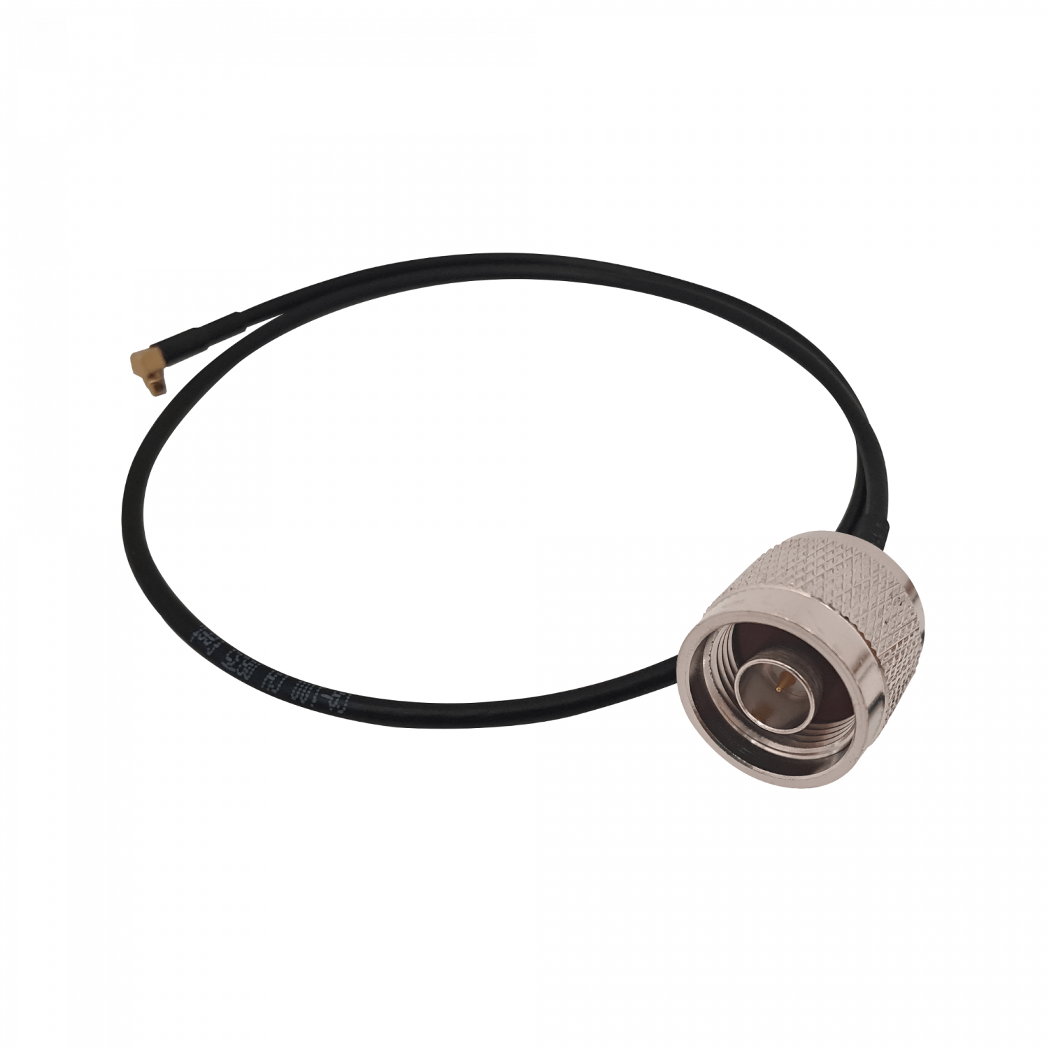 Cable Coaxial 50cm, MMCX a N-Macho, LMR100, Negro 2