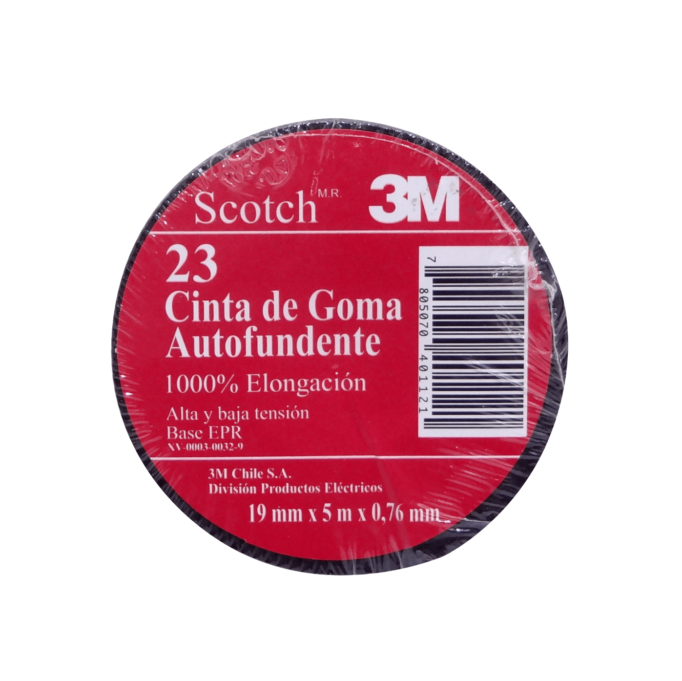 3M 19mm 5mt 30mils 0,76mm Cinta Goma Autofundente Vulcanizante Super23 1