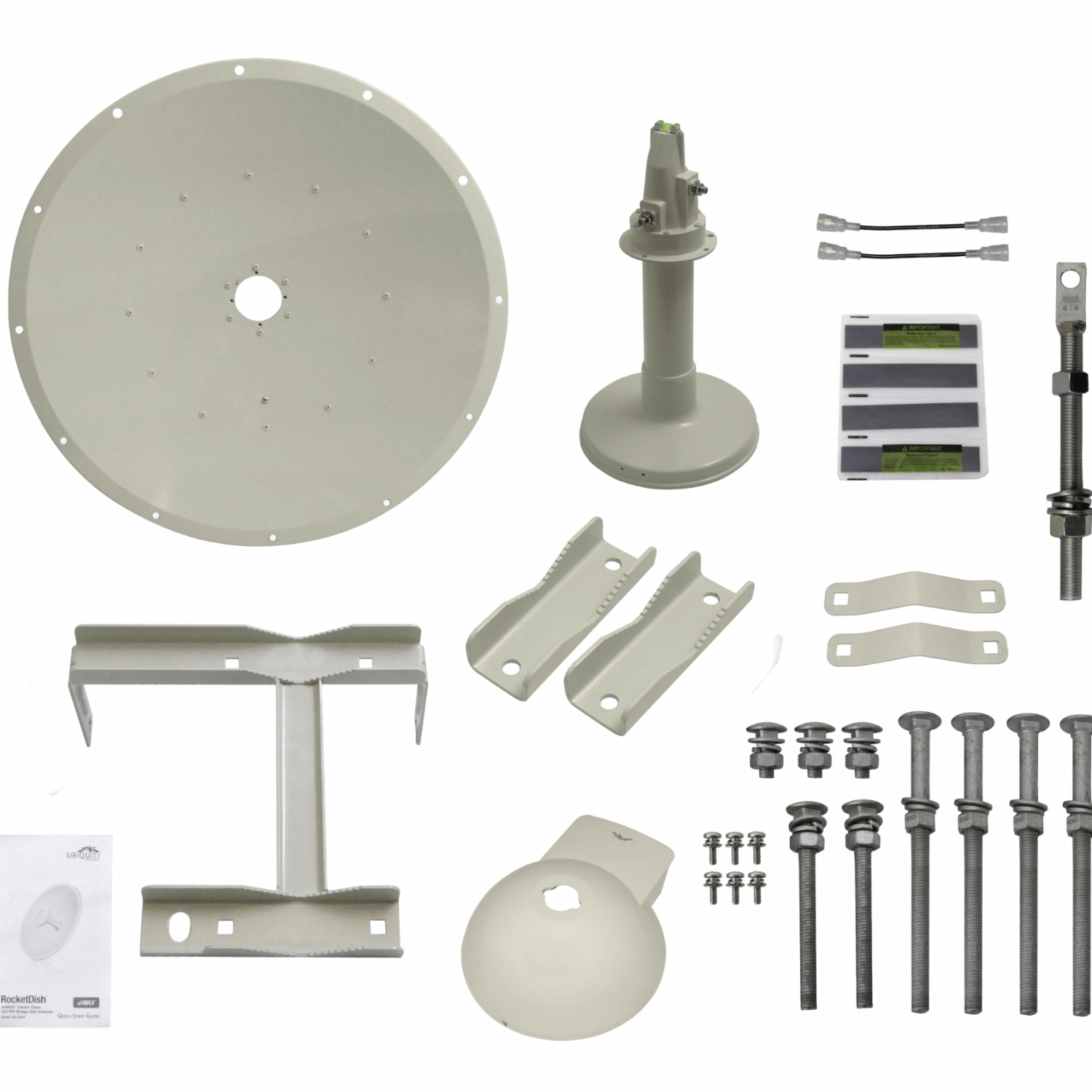 Antena Parabólica PtP 2x2 airMAX® de 3 GHz y 26 dBi, Ubiquiti RocketDish RD-3G26 5