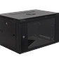 Gabinete Pared LINKMADE RK06-4L 6U Fondo 45cm Negro Incluye M6 y 2U - Miniatura 2