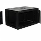 Gabinete Pared LINKMADE RK06-4L 6U Fondo 45cm Negro Incluye M6 y 2U - Miniatura 3