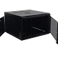 LINKMADE 60CM-FONDO 6U GABINETE RACK PARED NEGRO - Miniatura 3