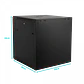 Gabinete Rack de Pared LINKMADE 12U, Fondo 60cm, Negro, Incluye M6-2U - Miniatura 1