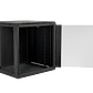 Gabinete Rack de Pared LINKMADE 12U, Fondo 60cm, Negro, Incluye M6-2U - Miniatura 2