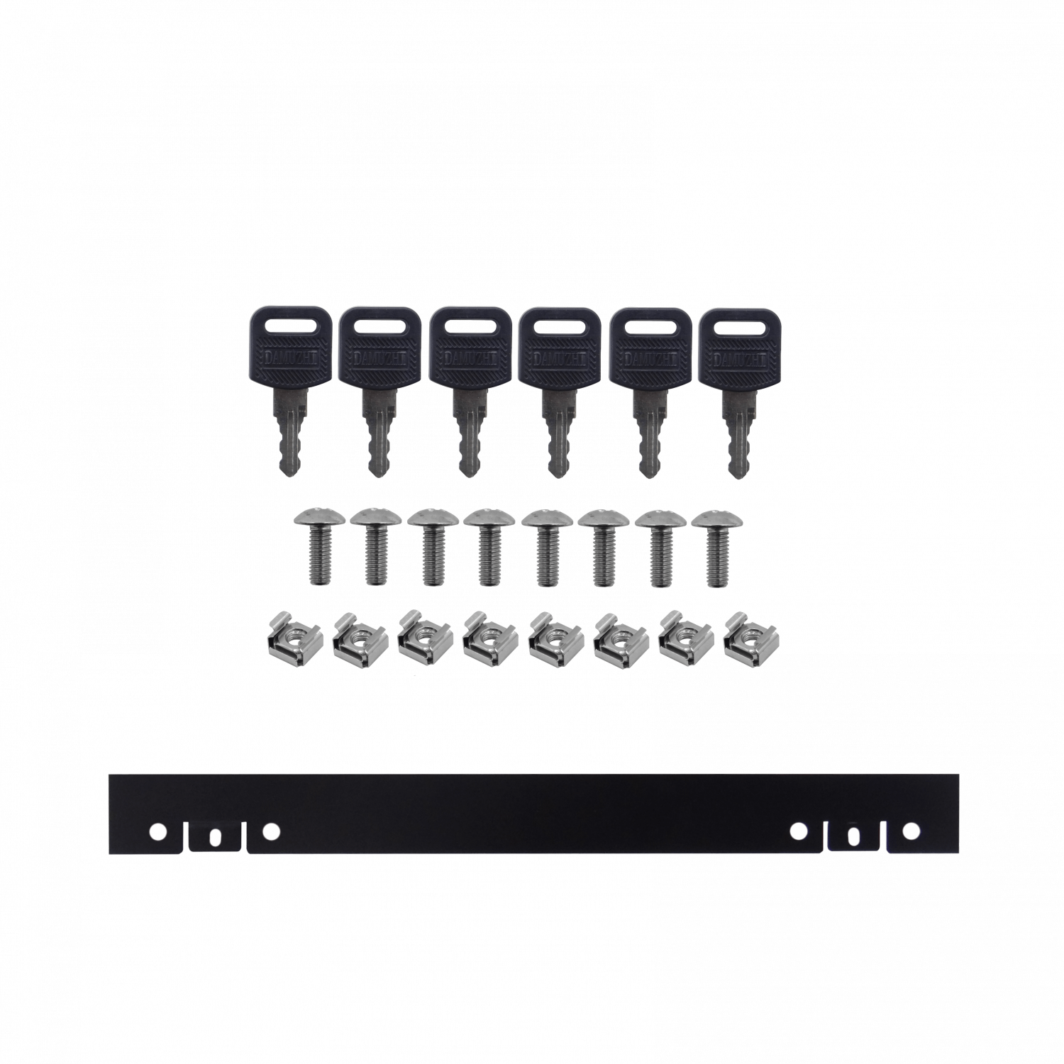 Gabinete Rack de Pared LINKMADE 9U, Fondo 60cm, Negro, Incluye M6-2U 6