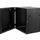 Rack LINKMADE 12U, Doble Bisagra, Fondo 60cm, Negro, Incluye 2U - Miniatura 1