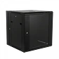 Rack LINKMADE 12U, Doble Bisagra, Fondo 60cm, Negro, Incluye 2U - Miniatura 2