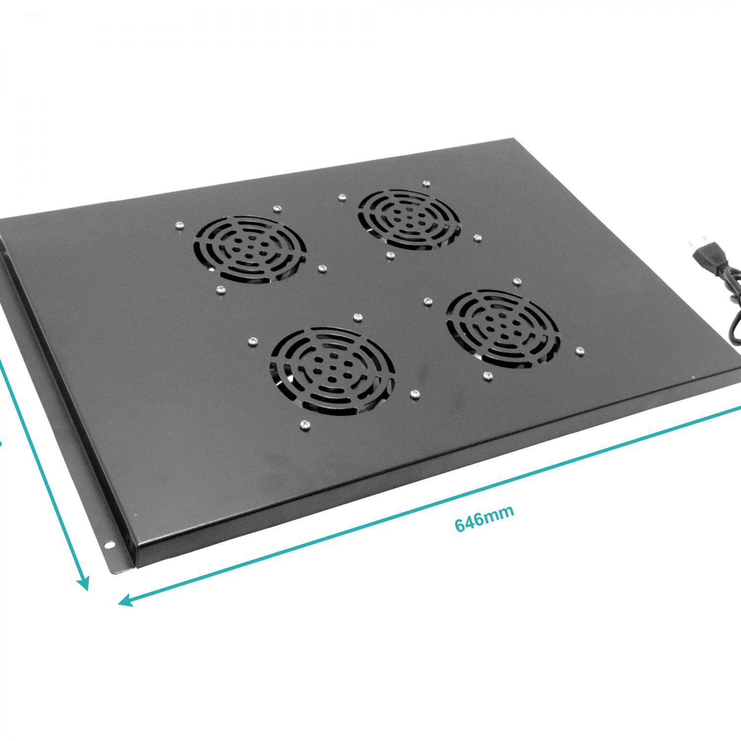 Bandeja Ventilada LINKMADE RAV-1L con 4 Ventiladores 220V Techo 646x410mm 1