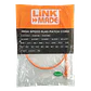 Cable Patch LINKMADE Cat5e 1mt Naranjo LSZH Inyectado Multifilar - Miniatura 2