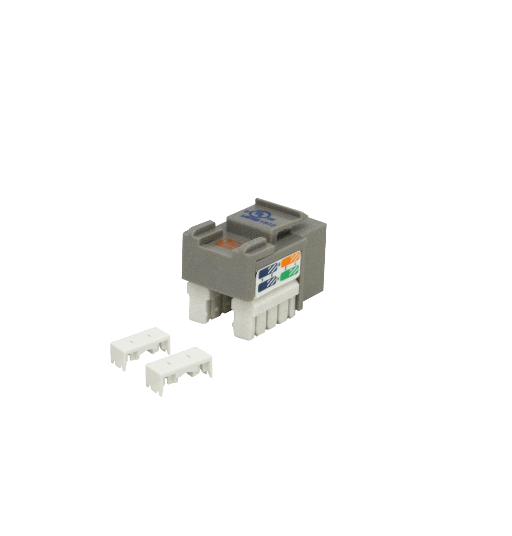 Keystone LINKMADE KP5GL Gris Cat5E UUTP Punchable RJ45 Hembra 4