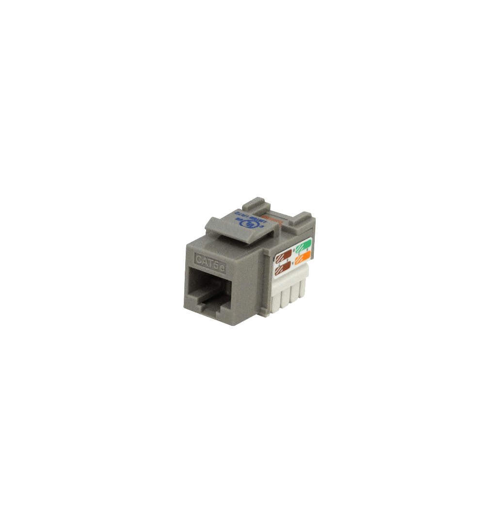 Keystone LINKMADE KP5GL Gris Cat5E UUTP Punchable RJ45 Hembra 5
