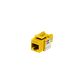 Keystone Punchable LINKMADE KP5ML Cat5E Amarillo U UTP RJ45 Conector Hembra - Miniatura 1