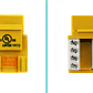 Keystone Punchable LINKMADE KP5ML Cat5E Amarillo U UTP RJ45 Conector Hembra - Miniatura 3