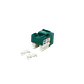 LINKMADE Verde Cat5E U/UTP Punchable Keystone Conector Hembra RJ45 - Miniatura 3