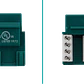 LINKMADE Verde Cat5E U/UTP Punchable Keystone Conector Hembra RJ45 - Miniatura 5