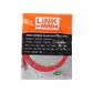 Cable Patch Cruzado LINKMADE Cat6 2mt Rojo U/UTP CrossOver 568A/568B - Miniatura 2