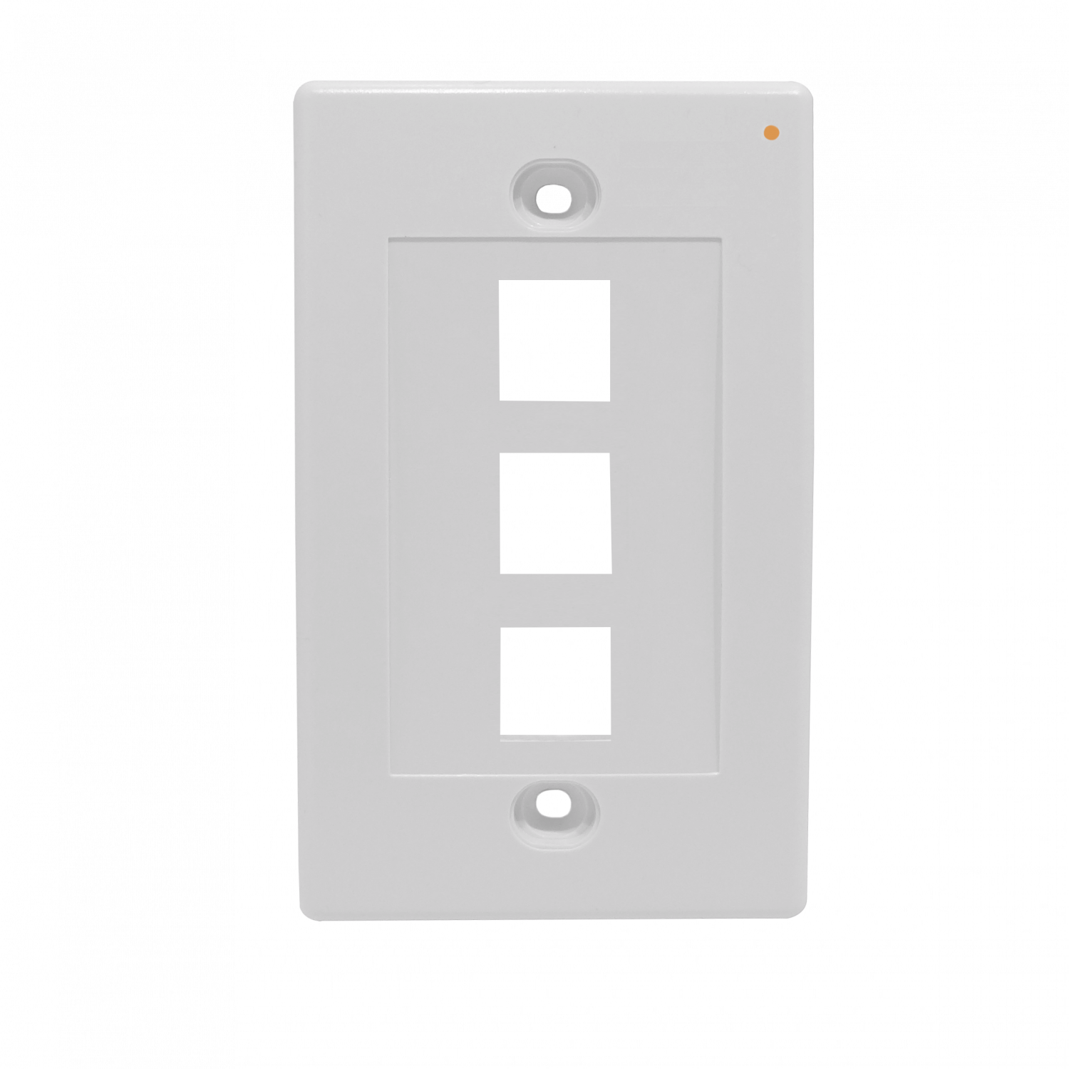 LINKMADE Blanco 3-Keystone Vertical Faceplate 70x114mm 1