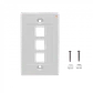 LINKMADE Blanco 3-Keystone Vertical Faceplate 70x114mm - Miniatura 2