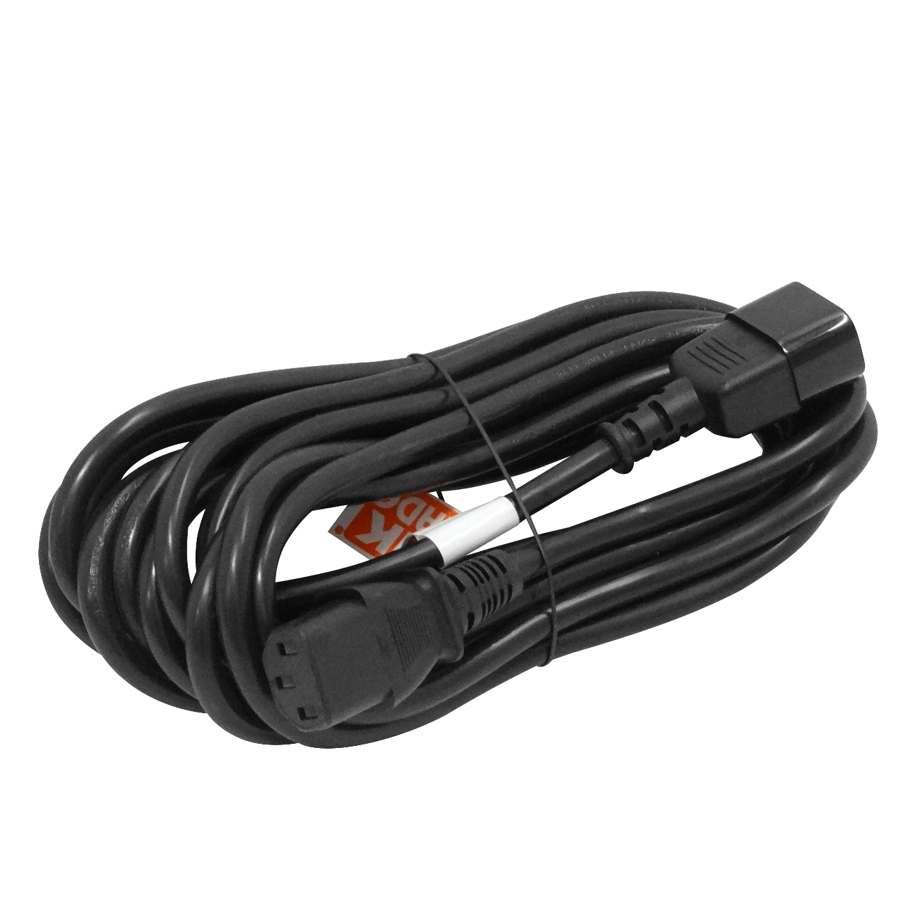 Cable de Poder 5m LINKMADE Macho-Hembra C13/C14 Negro 6A 3x1.0mm2 2