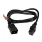 Cable de Poder 140cm LINKMADE C19 Hembra a C20 Macho Negro 16A 3x1.5mm2 - Miniatura 1