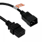 Cable de Poder 140cm LINKMADE C19 Hembra a C20 Macho Negro 16A 3x1.5mm2 - Miniatura 3