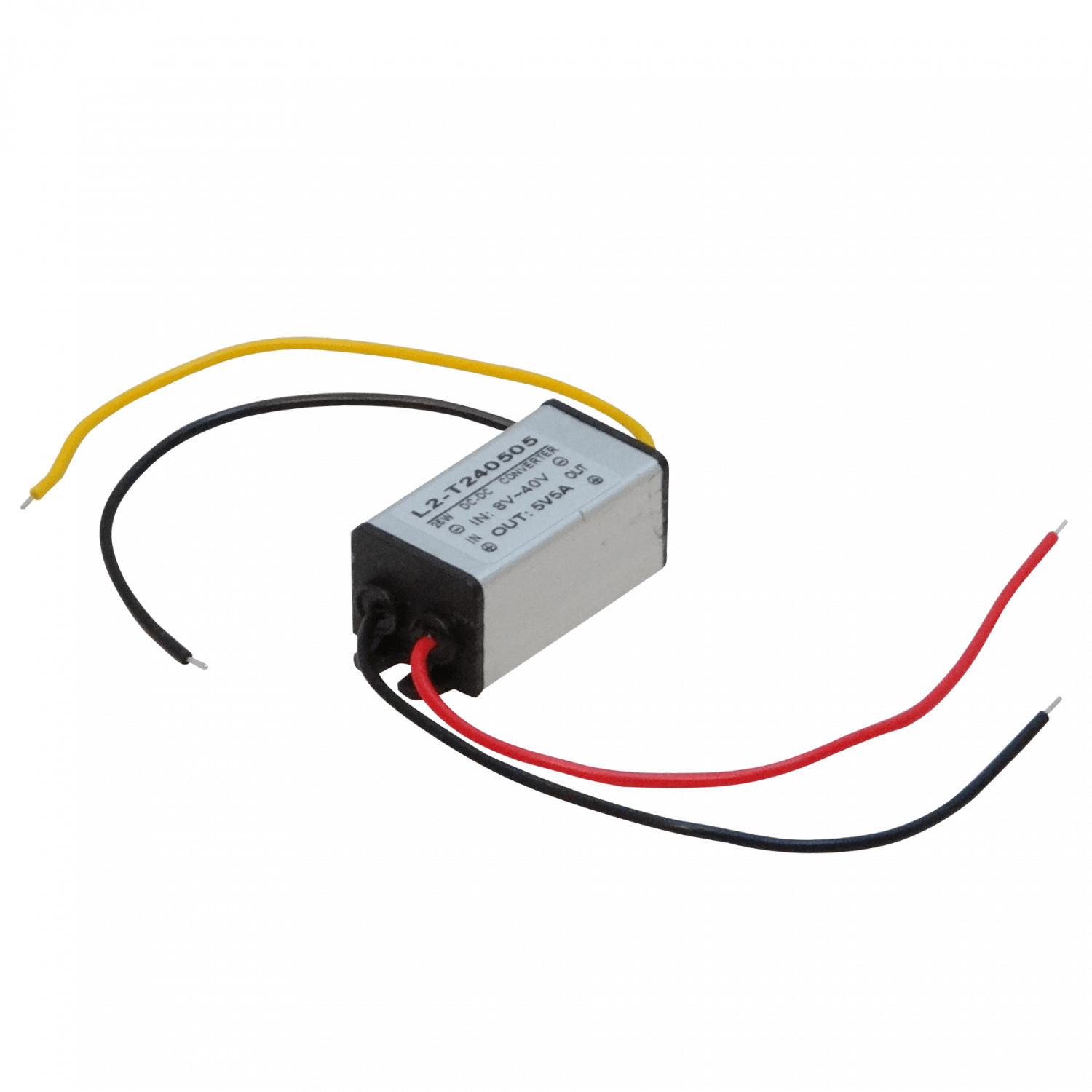 Convertidor in:8-40VDC (in:12/24V) out:5VDC 5A 25W DC-DC Step Down 1