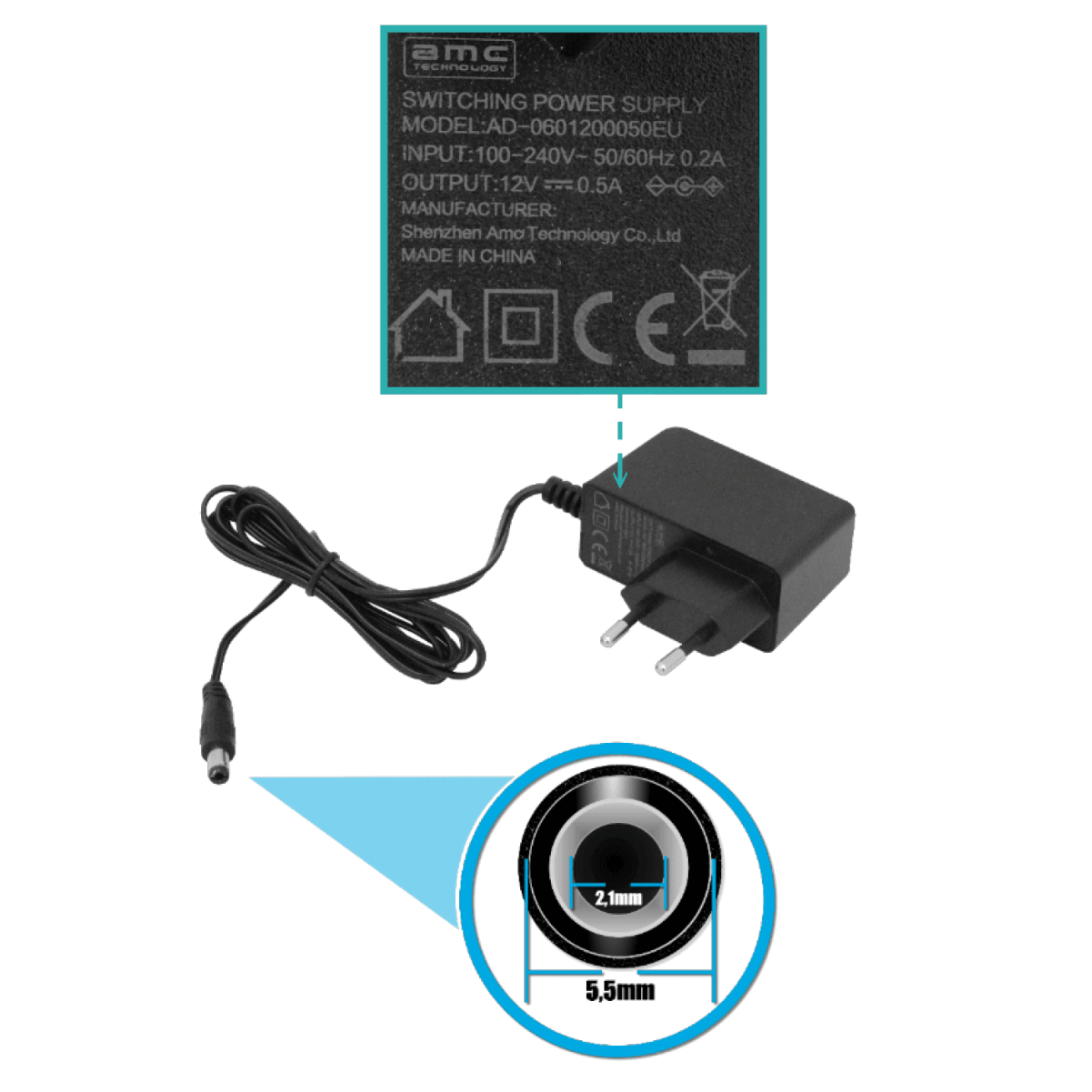 Kit de Conversores de Medios WDM para Fibra Monomodo SC 1310/1550nm 20km 100Mbps - EM-0102-TE 4