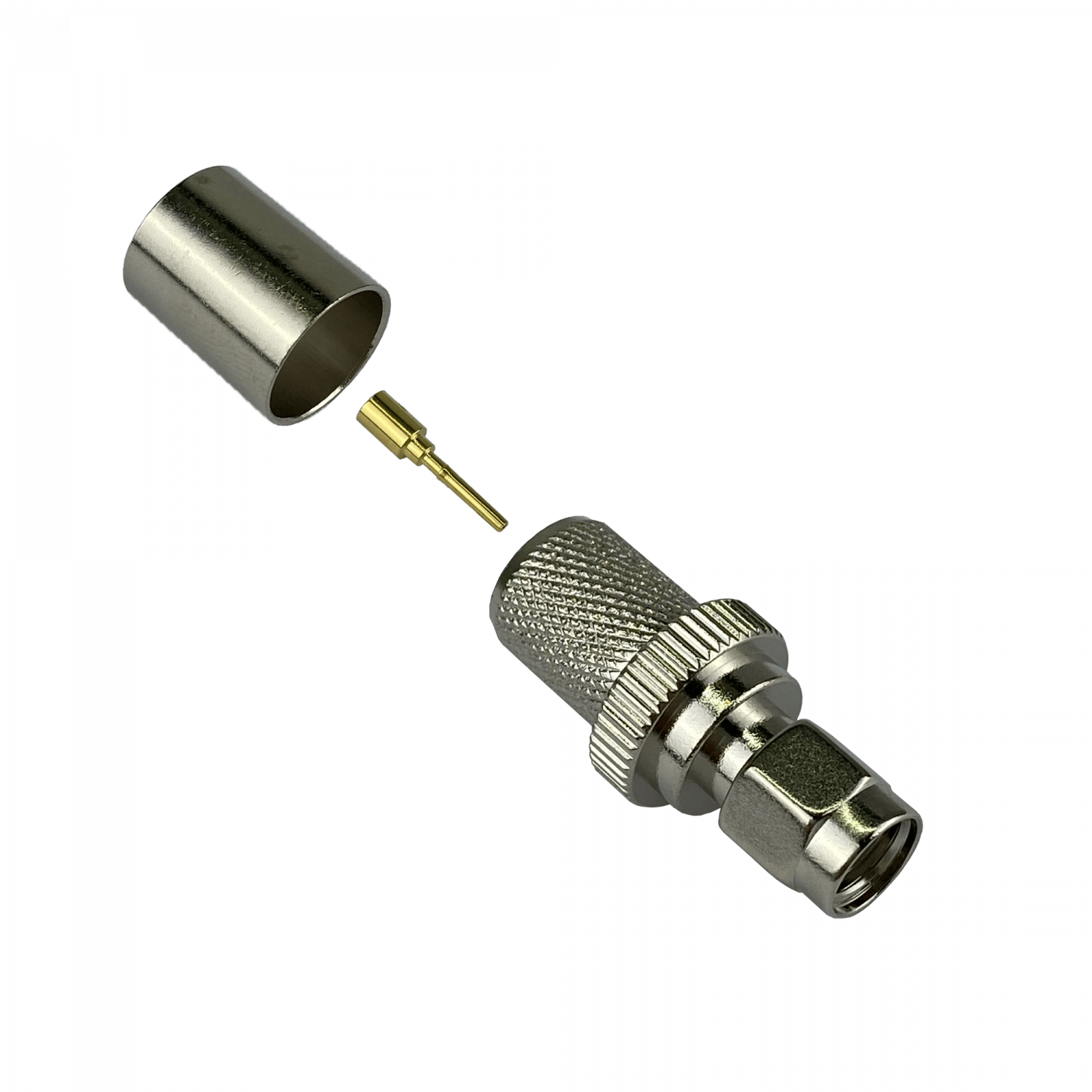 RPSMA-Macho Crimpeable CA400 LMR400 Conector Coaxial Serie-400 4