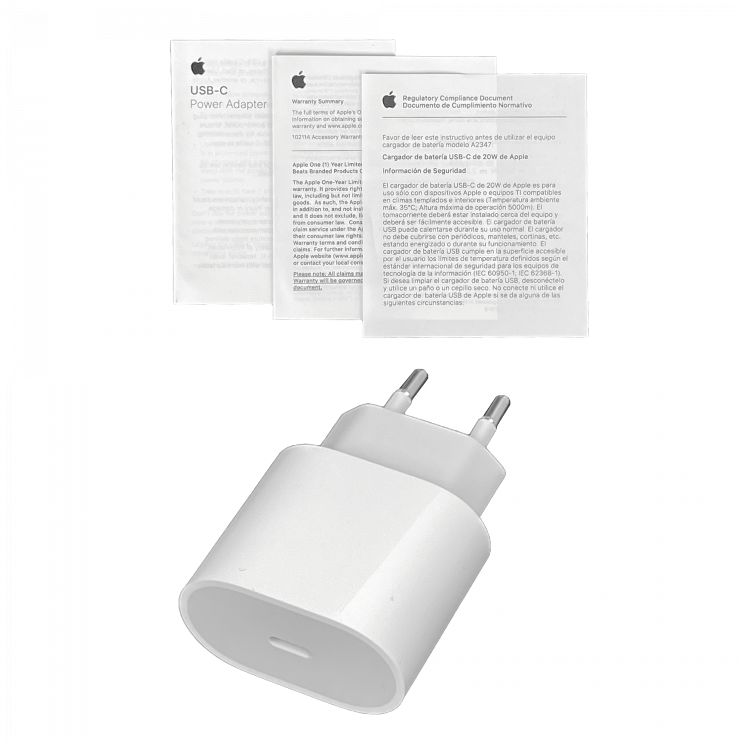 Cargador Original Apple USB-C 20W MD3J4CI/A A2347 2