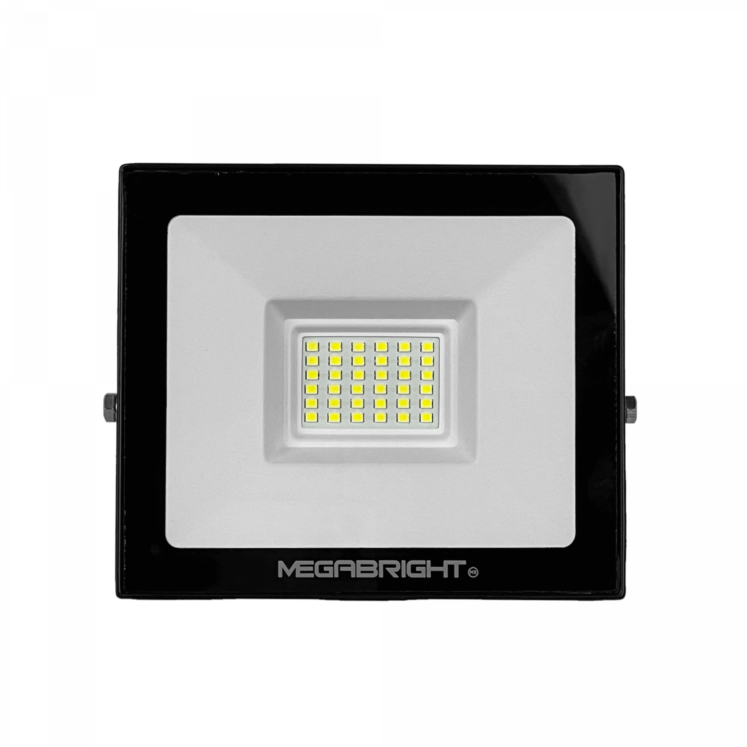 Lámpara LED Exterior 30W, Luz Blanca 6000K, 100°, 200-240V AC, IP65, Certificación SEC 5