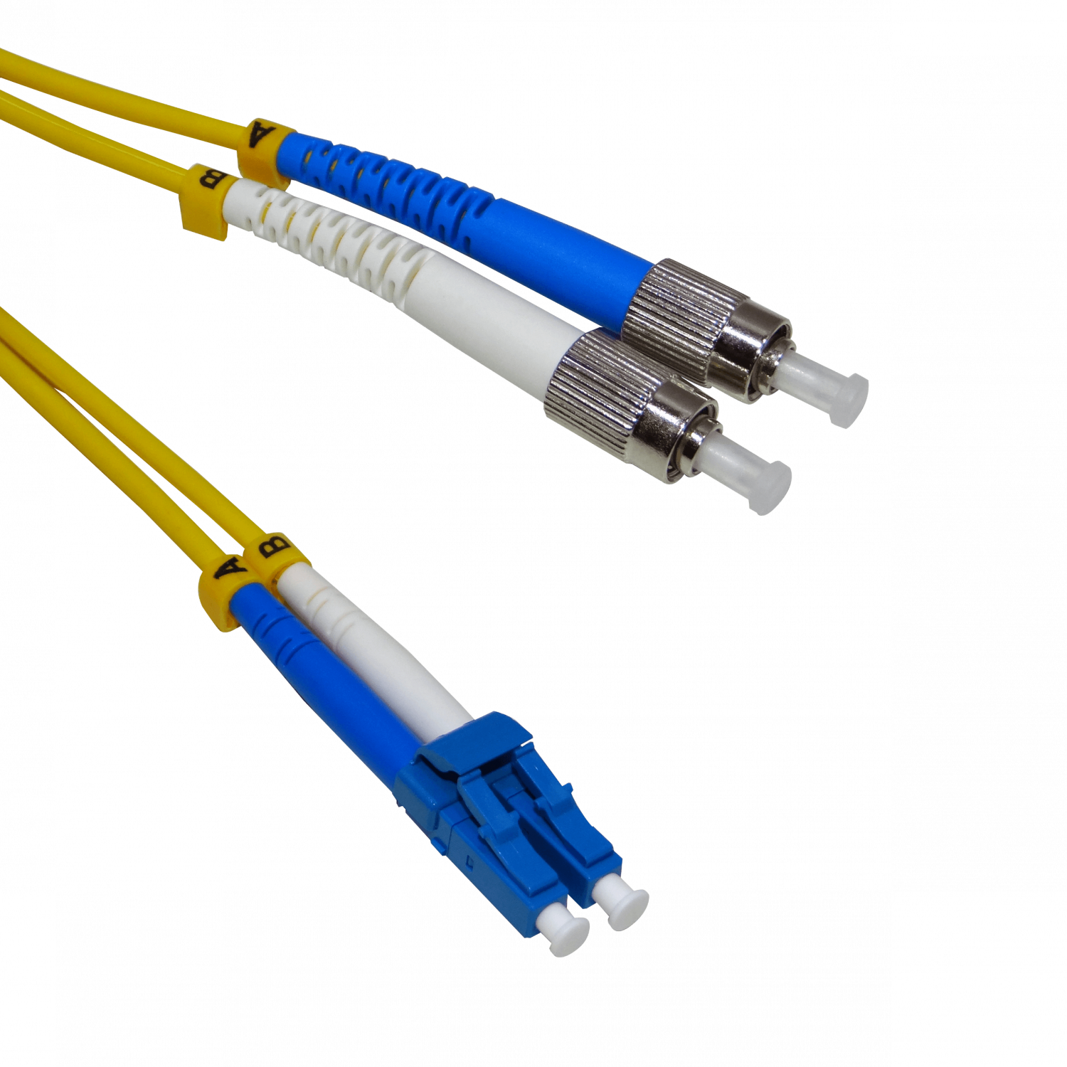 2mt LC-FC MonoModo SM Duplex Jumper Cable Fibra 9/125um LSZH 1