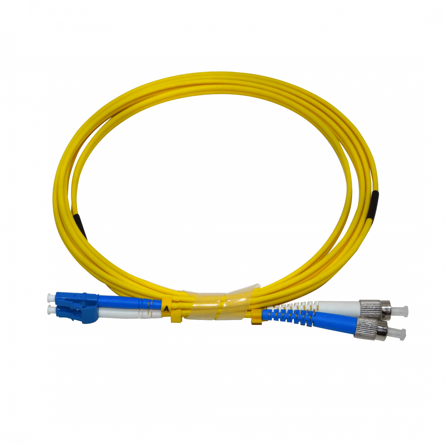 2mt LC-FC MonoModo SM Duplex Jumper Cable Fibra 9/125um LSZH 2