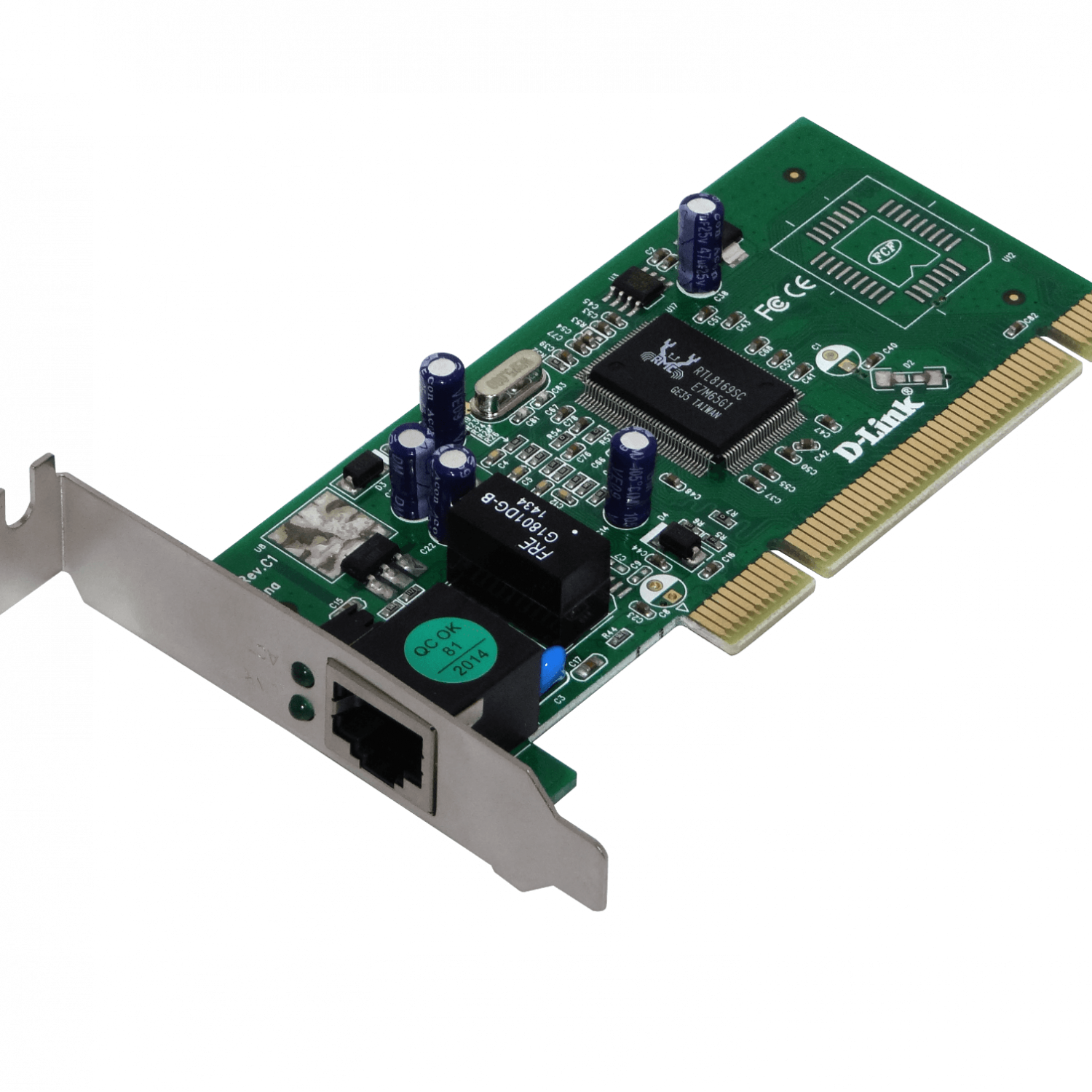 Tarjeta de Red RJ45 D-LINK PCI 10/100/1000 Base-T, PCI-Bus 32-bits 2