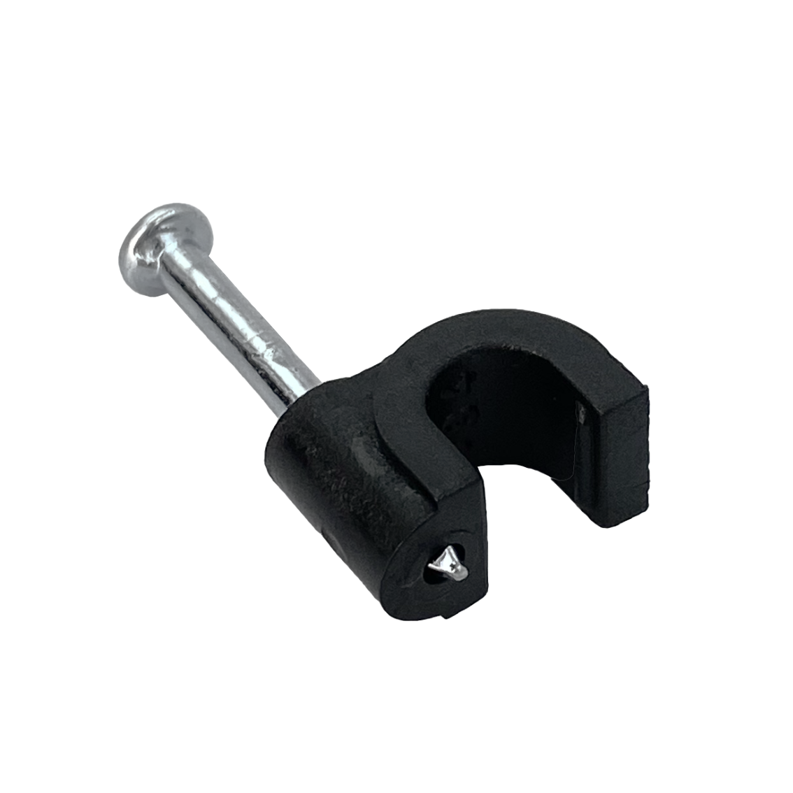 Grampas LINKMADE 5mm Redondas Negras con Clavo para Concreto - Pack de 100 1