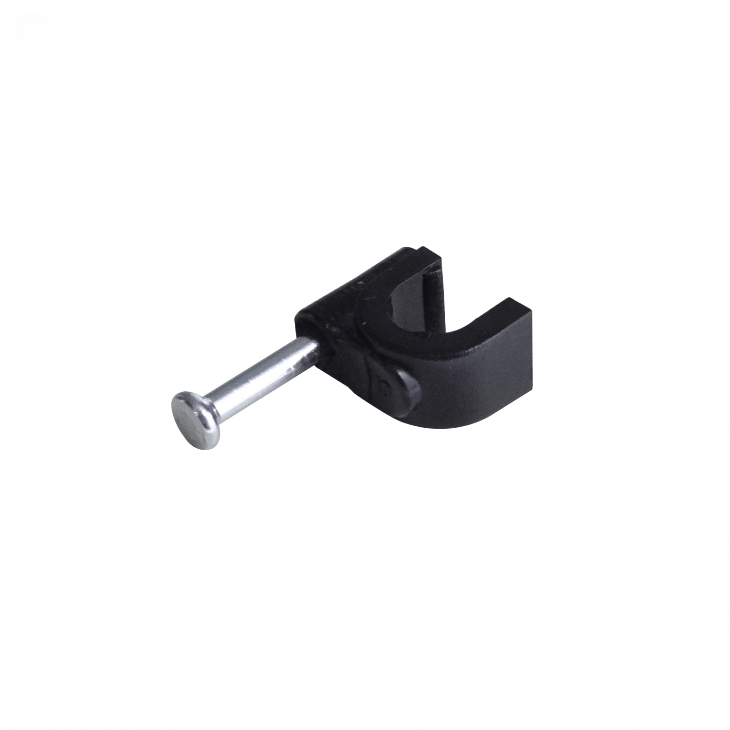 Grampas LINKMADE 6mm Redondas Negras con Clavo para Concreto - Pack de 100 2