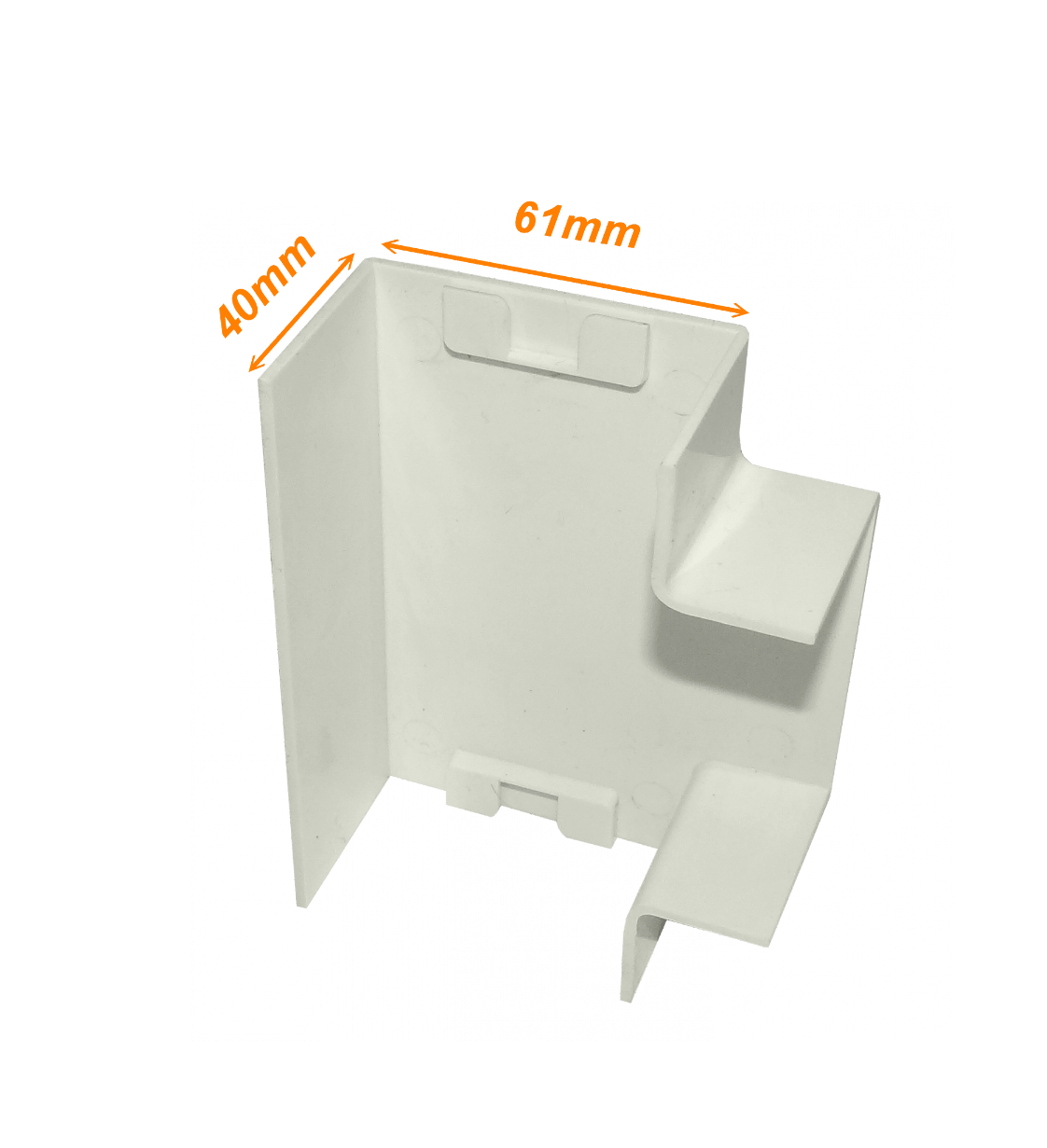 Derivación Tee LINKCHIP 60x40mm CCA-6040-TE, Blanca, para Canaleta QN6W 2