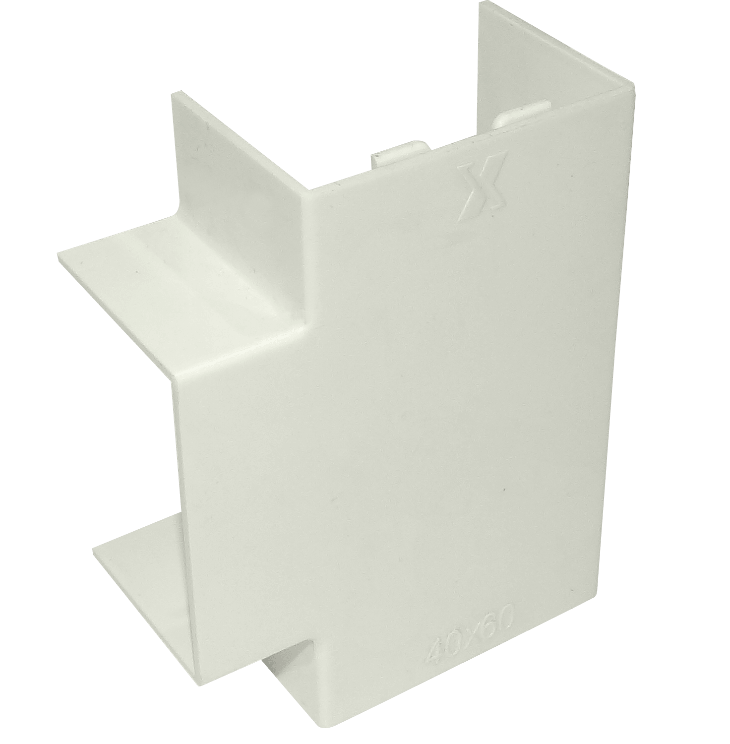 Derivación Tee LINKCHIP 60x40mm CCA-6040-TE, Blanca, para Canaleta QN6W 5