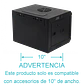 Gabinete Rack LINKMADE RK1004-3L 4U 10 Pulgadas Fondo 30cm Negro Vidrio - Miniatura 1