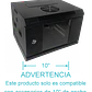 Gabinete Rack LINKMADE RK1004-3L 4U 10 Pulgadas Fondo 30cm Negro Vidrio - Miniatura 2