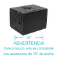 Gabinete Rack LINKMADE RK1004-3L 4U 10 Pulgadas Fondo 30cm Negro Vidrio - Miniatura 3