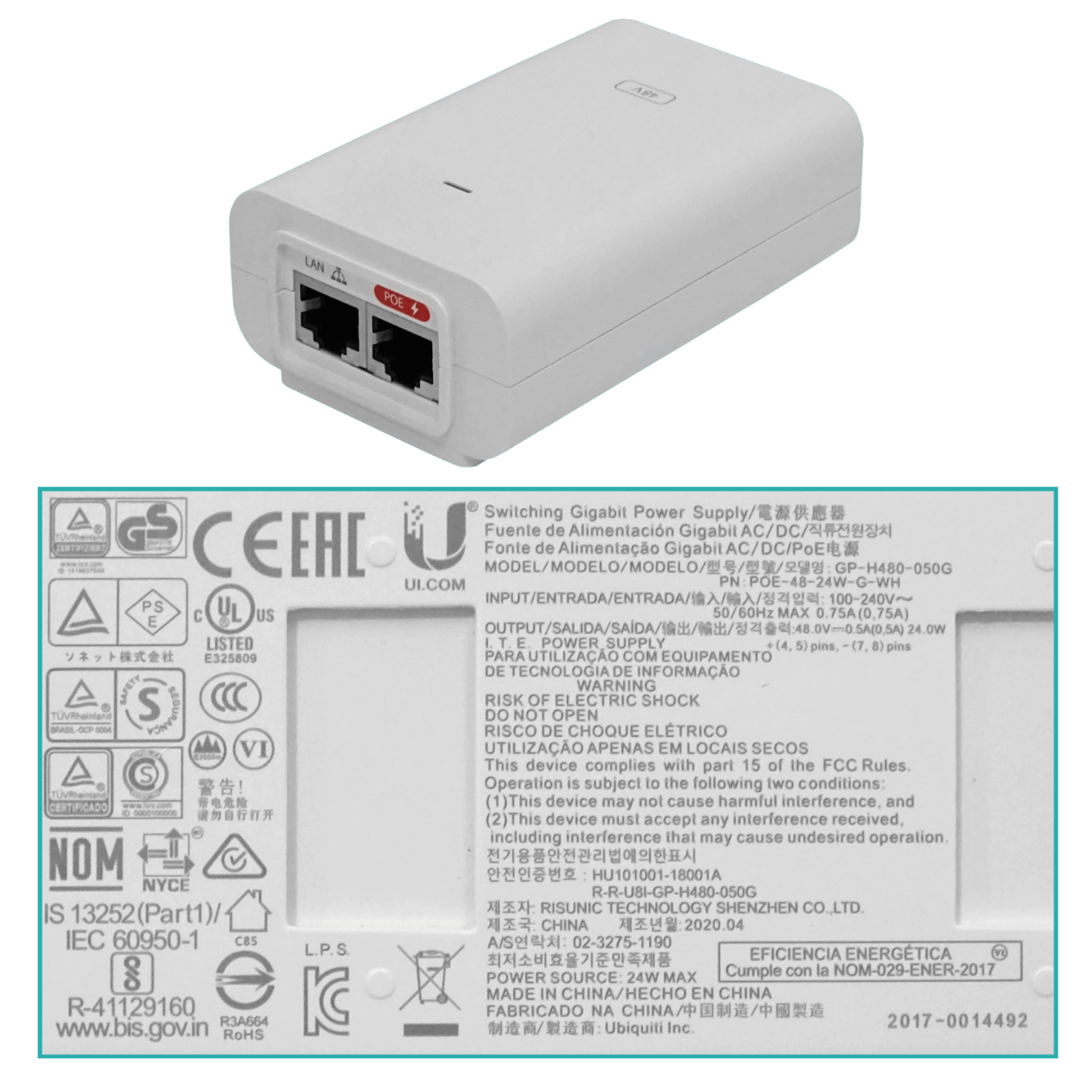 UBIQUITI 1un 4x4 1733mbps-5GHz 800-2,4GHz 4/3dBi inc-PoE48V/24W 2-1000 3