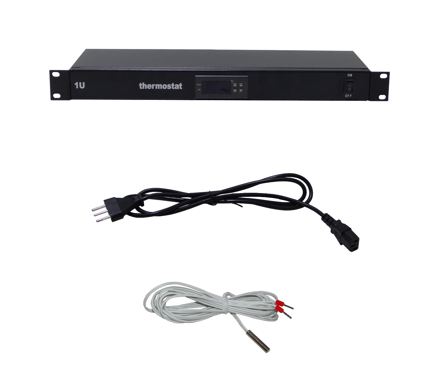 LINKMADE Termostato 1U Display Controla Enchufe C13/C14 220VAC 1
