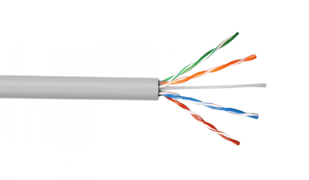 Caja Cable UTP LINKCHIP Cat5e Gris Interior AWG24 Multifilar 305mt Cobre 2