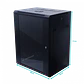 Gabinete Pared LINKMADE RK15-4L 15U Fondo 45cm Negro Incluye 2U - Miniatura 1
