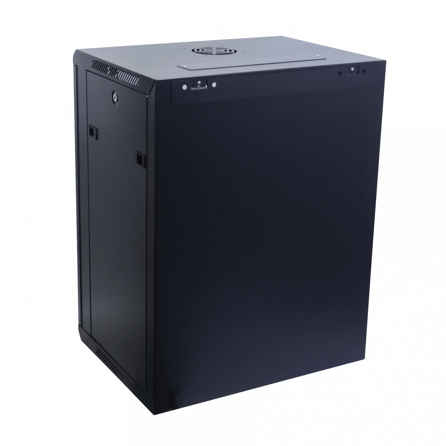 Gabinete Pared LINKMADE RK15-4L 15U Fondo 45cm Negro Incluye 2U 5