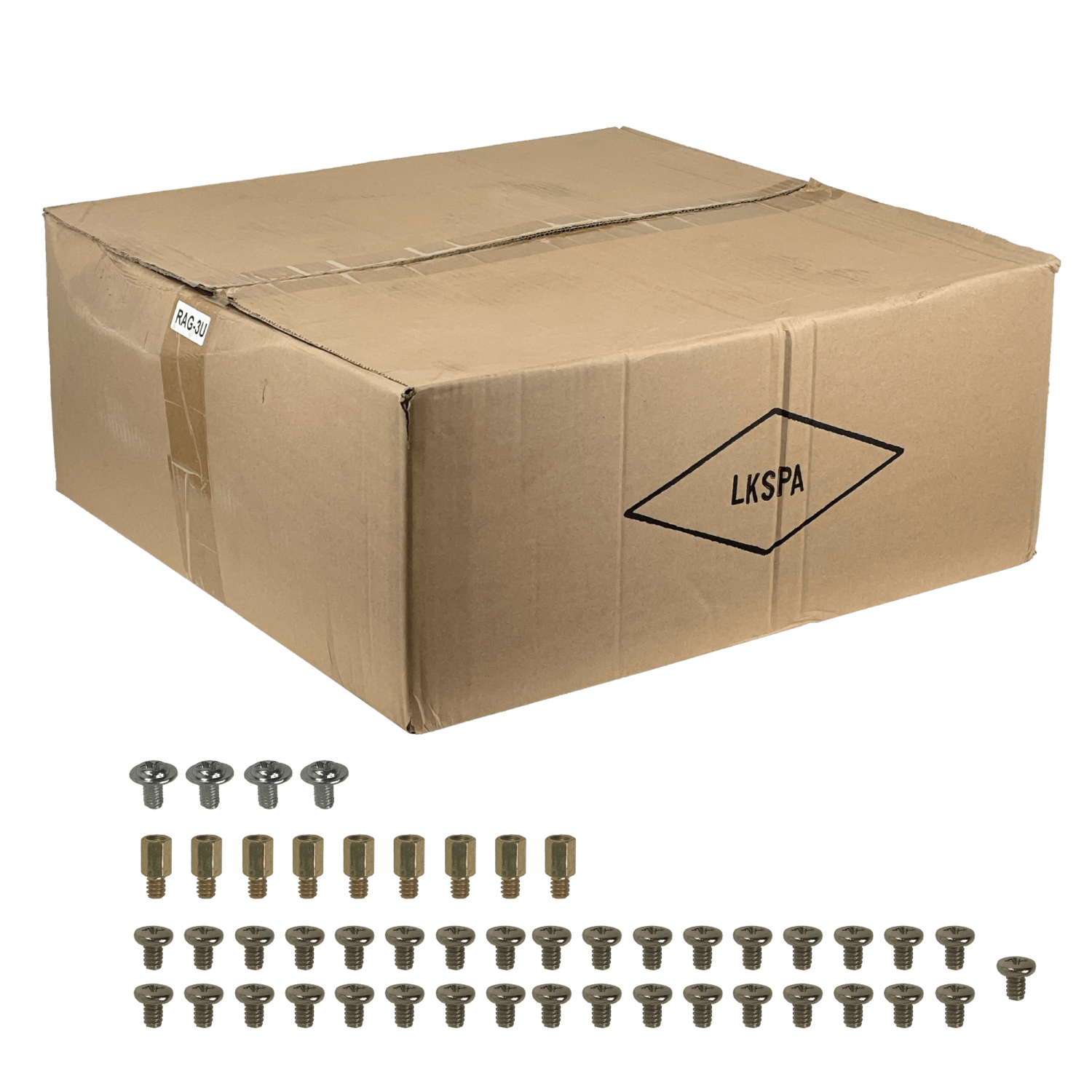 Case Rack LINKMADE RAG-3U 3U ATX MATX con 2 Ventiladores Requiere Fuente ATX 3