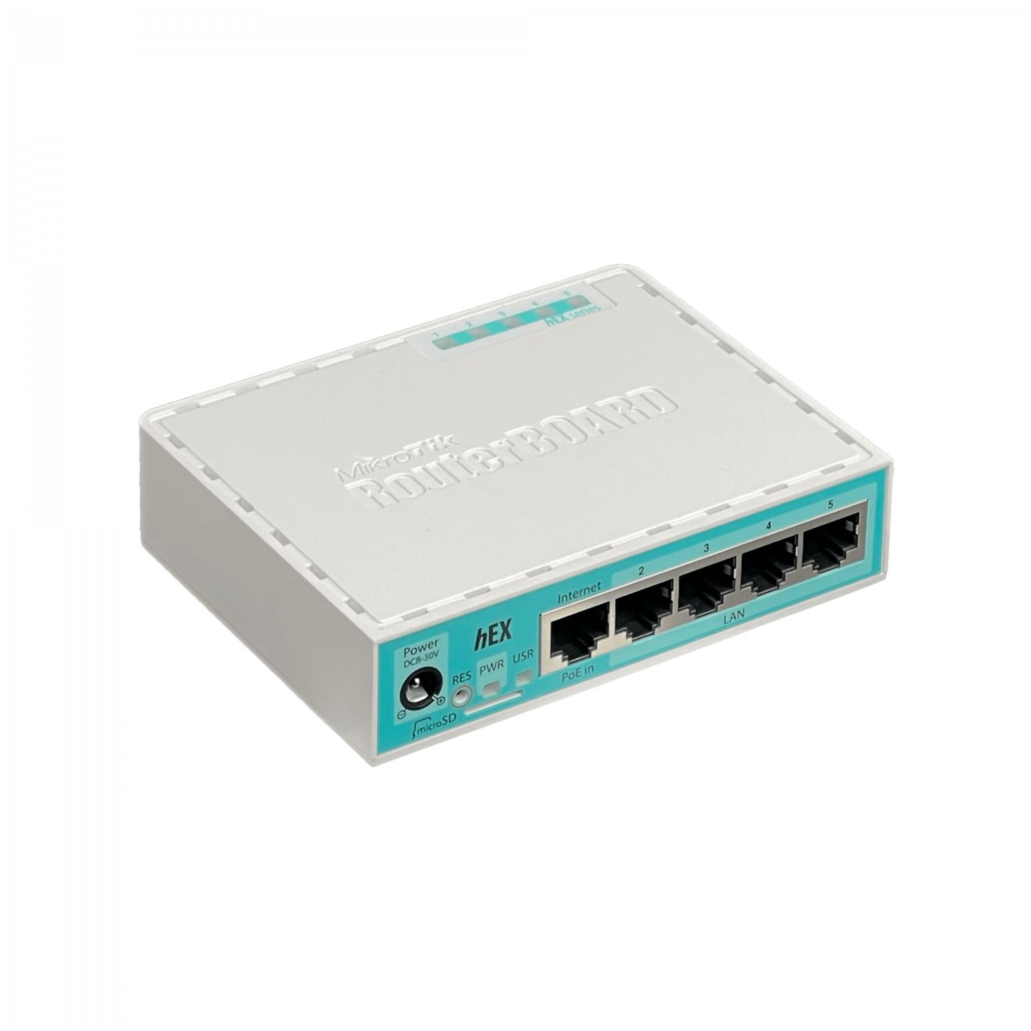 Router MikroTik hEX RB750Gr3 - 5 Puertos Gigabit, Dual-Core a 880MHz, 256MB RAM, RouterOS 4